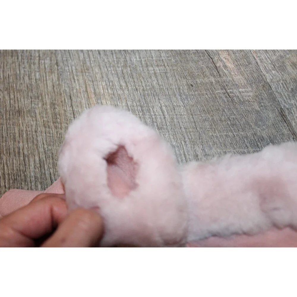 UGG GIRL'S SUEDE FUR LINED MITTENS NEW PINK SZ 2/4‎ TODDLER $95